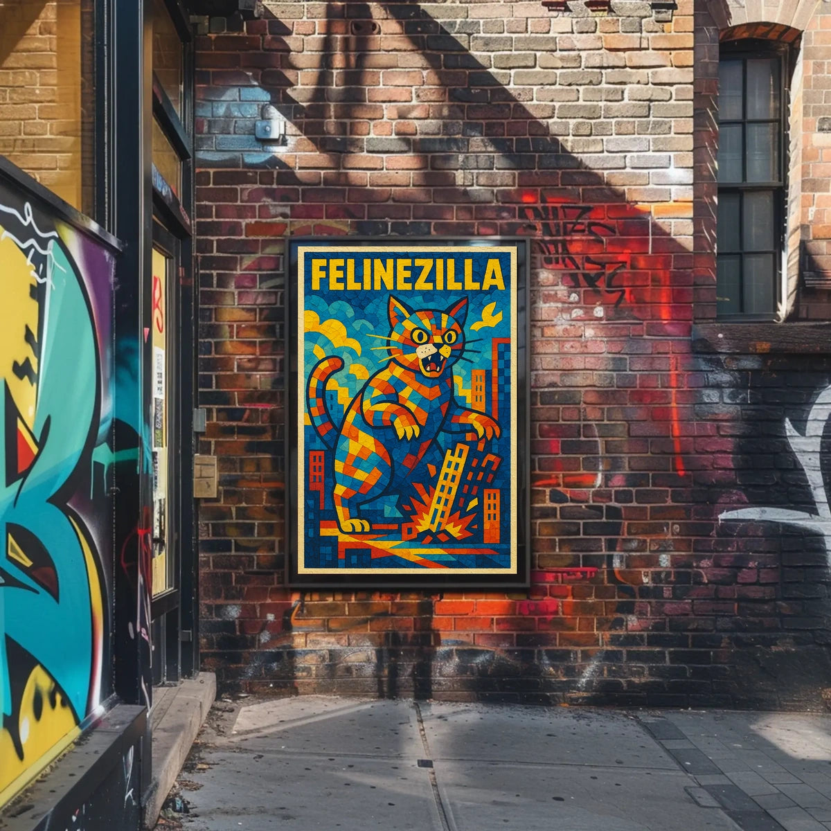Felinezilla Poster