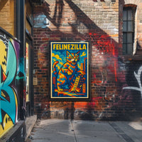 Felinezilla Poster
