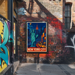 Eclectic Abstract Art Poster For Modern Interiors Bold
