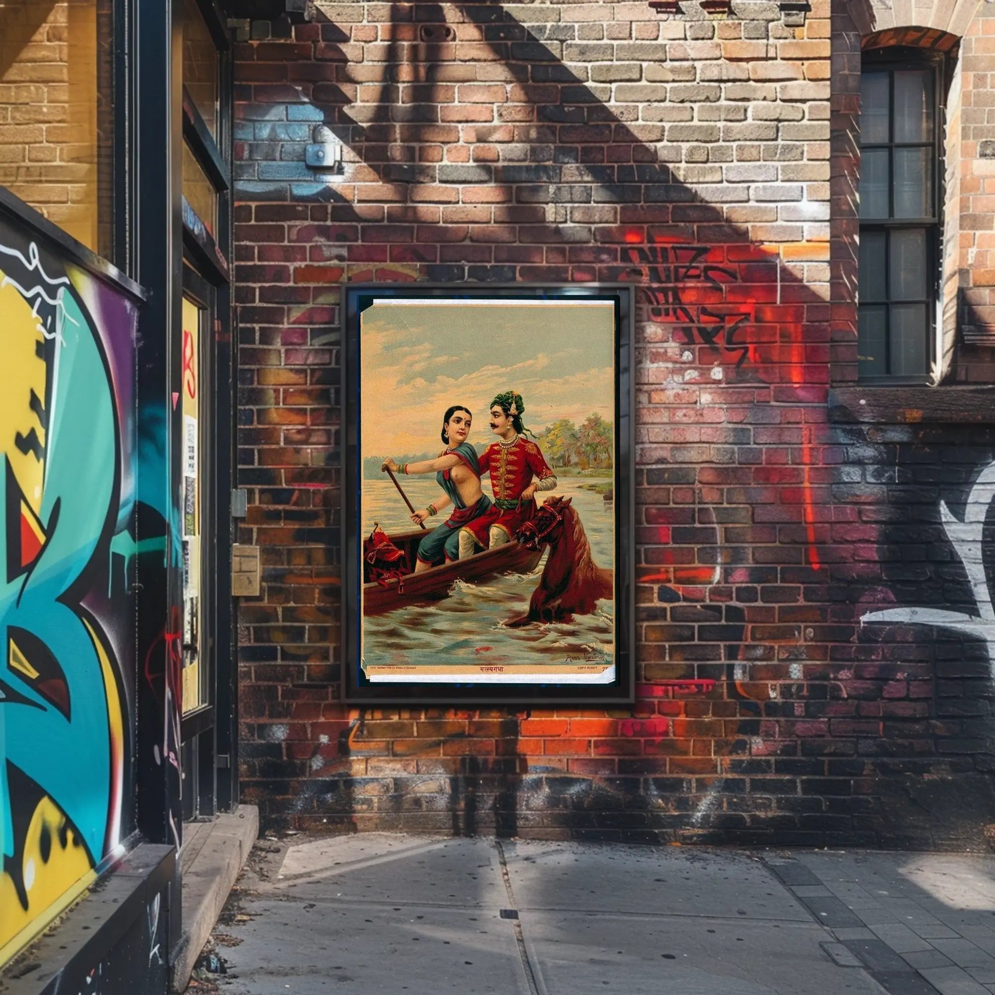 Romantic Boat Ride Poster PosterGoat