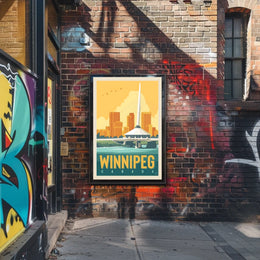 Winnipeg Skyline Poster