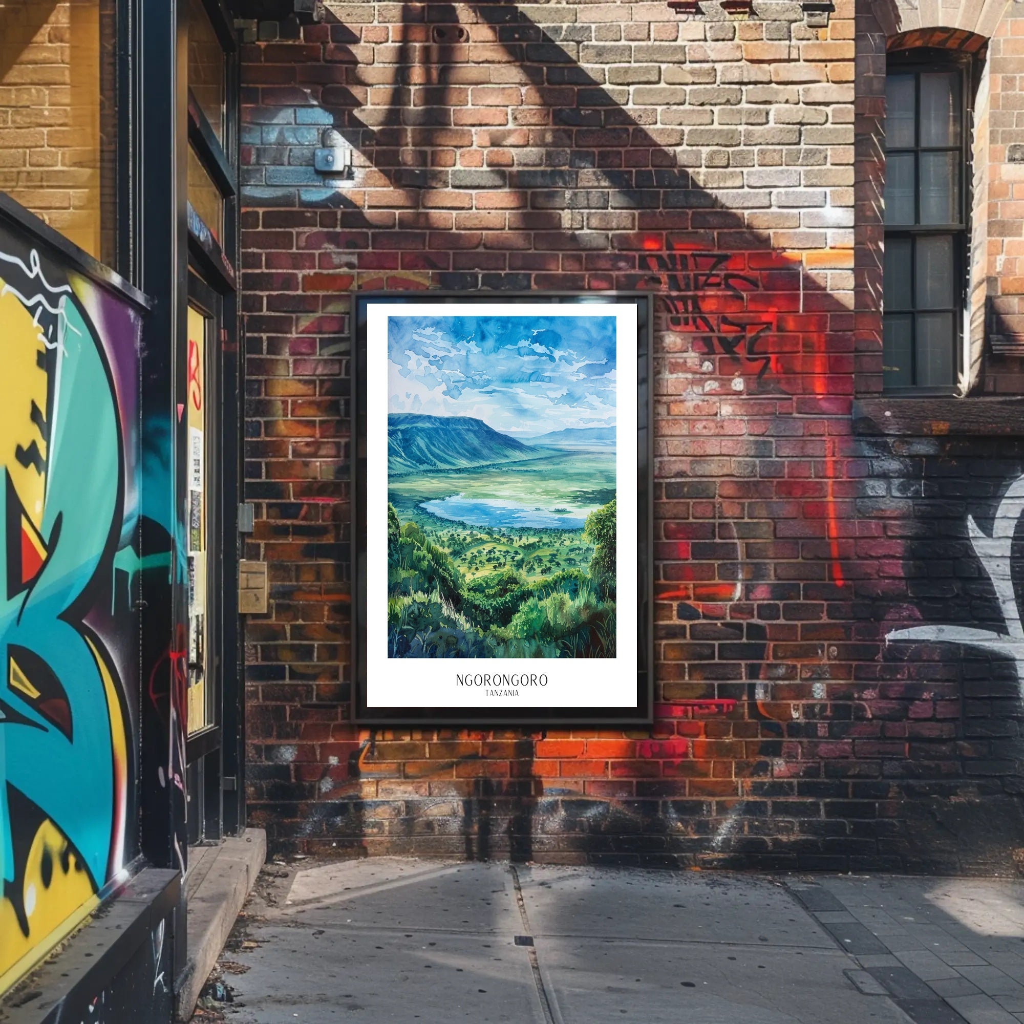 Ngorongoro Crater Poster PosterGoat