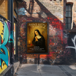 Saint Rita of Cascia Poster PosterGoat