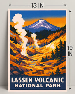 Lassen Volcanic National Park Poster PosterGoat