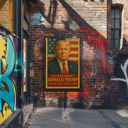 Trump 47th President Scenic Wanderlust Poster