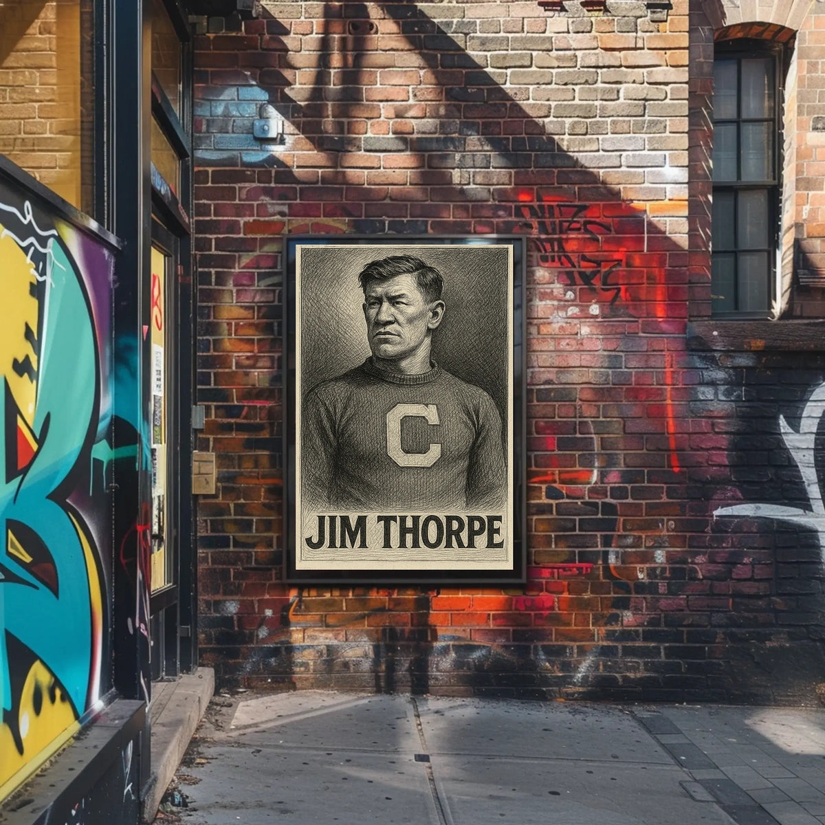 Jim Thorpe Portrait Poster