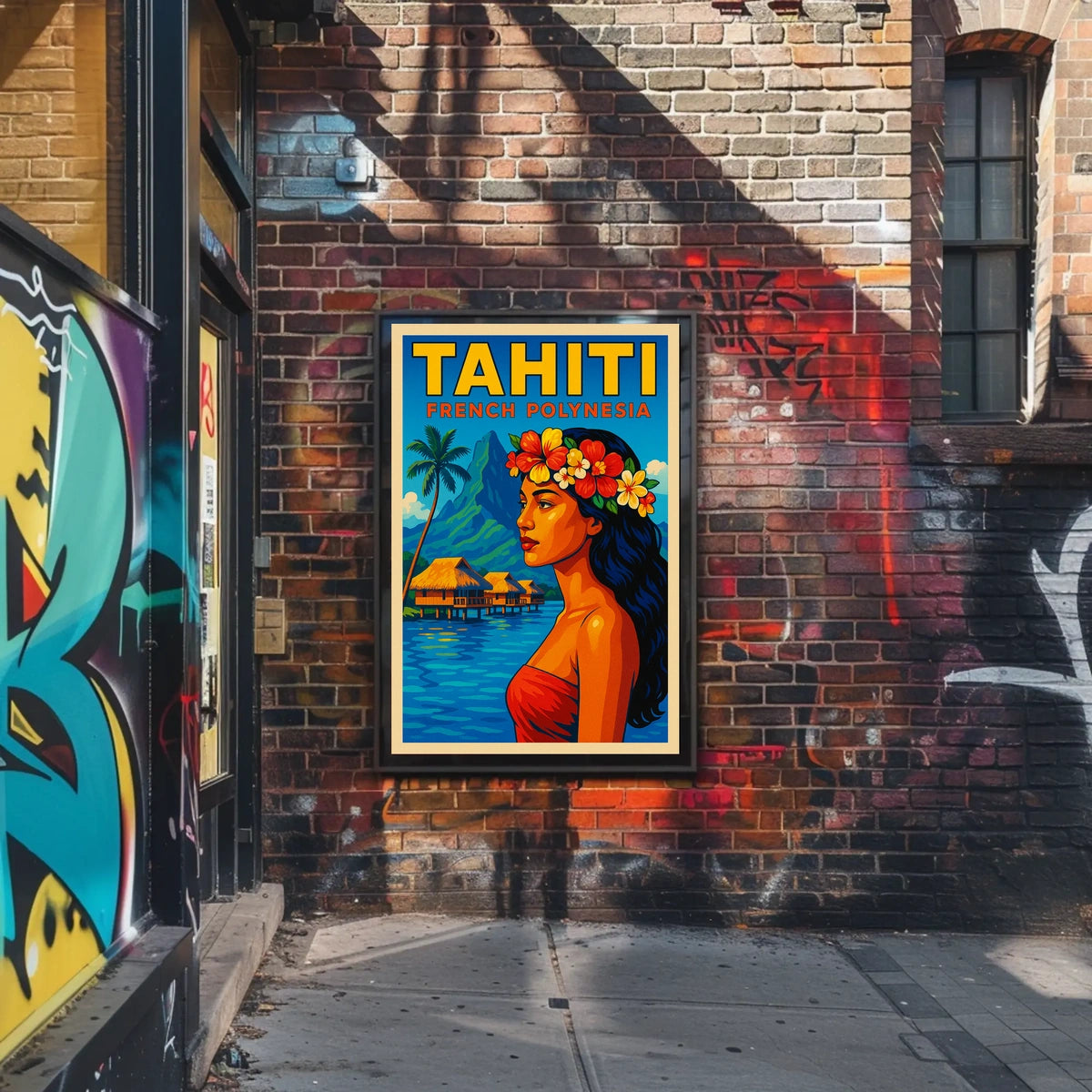 Tahiti French Polynesia Poster