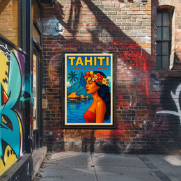 Tahiti French Polynesia Poster