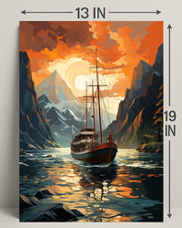 Journey Through Majestic Waters Poster PosterGoat