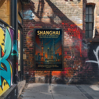 Shanghai The Pulse Of Modern Asia Poster
