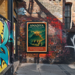 Amadiya Home to the Three Wise Men Poster