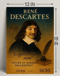 René Descartes Modern Philosophy Poster PosterGoat