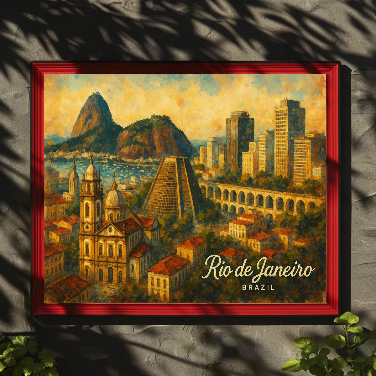 Rio de Janeiro A Vibrant Cityscape Poster