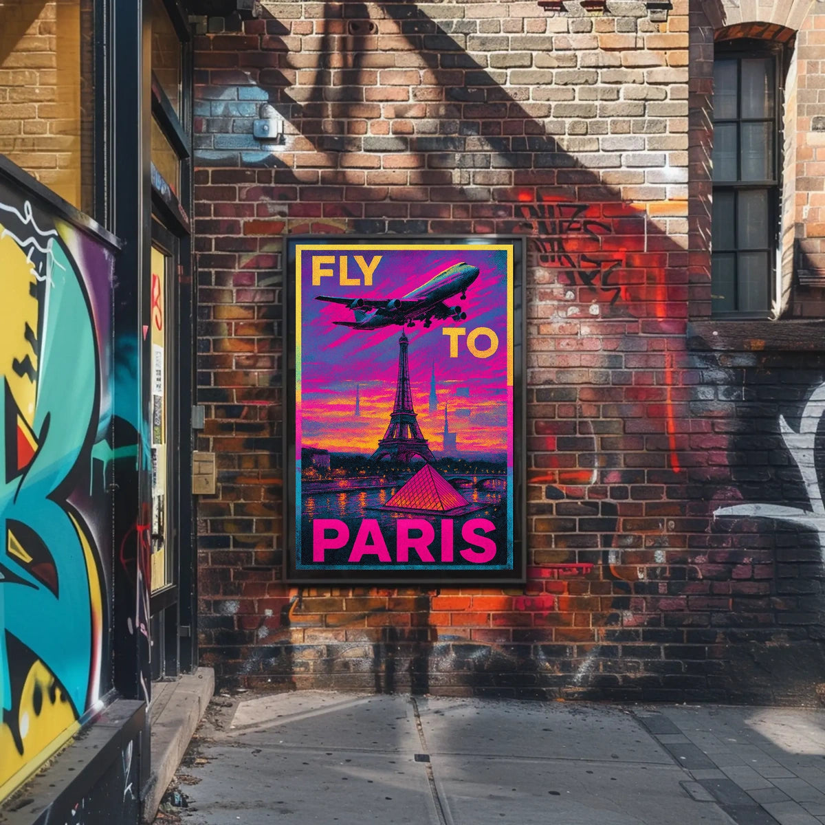 Fly To Paris Poster