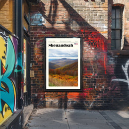 Shenandoah Scenic National Park Poster Print