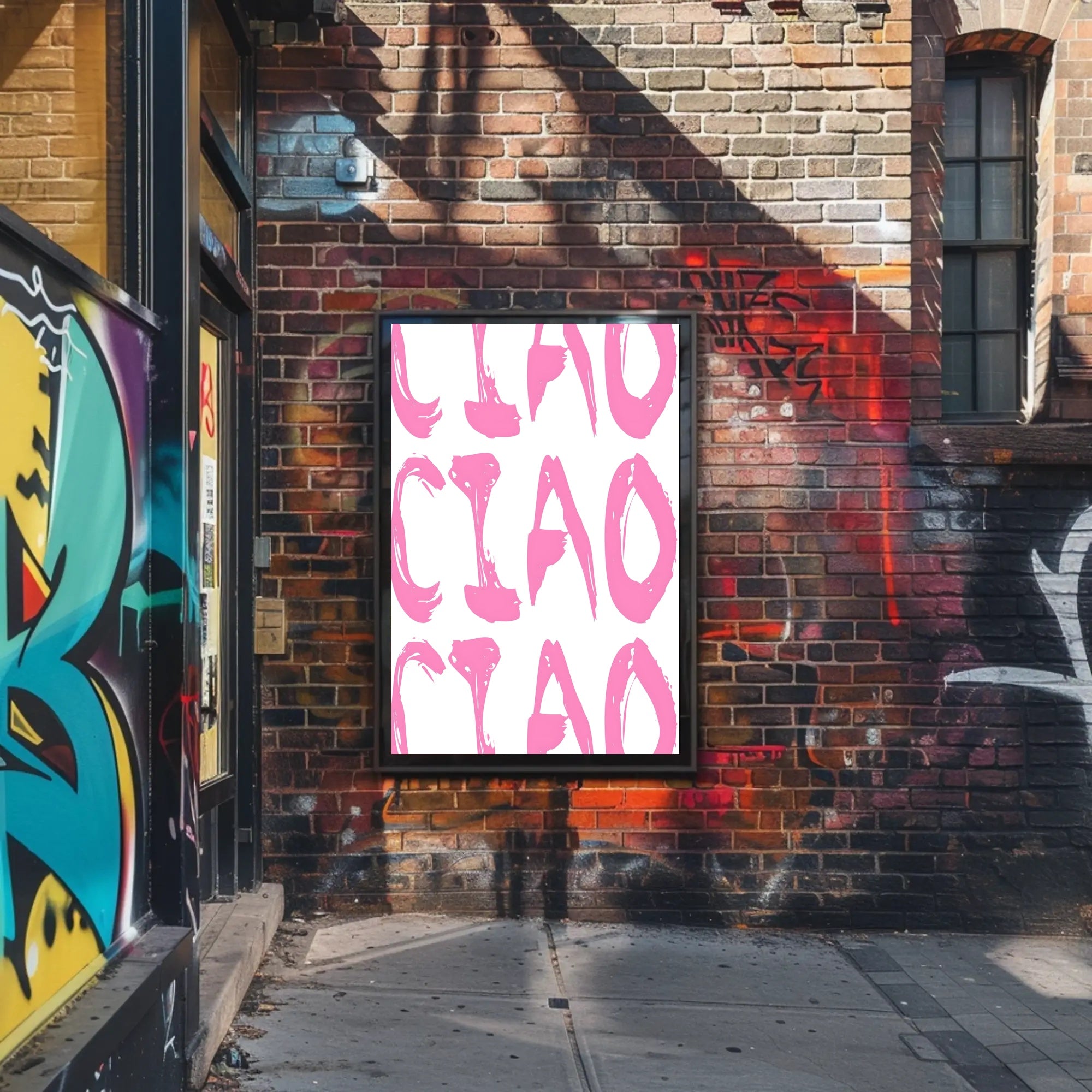 Ciao in Pink Poster