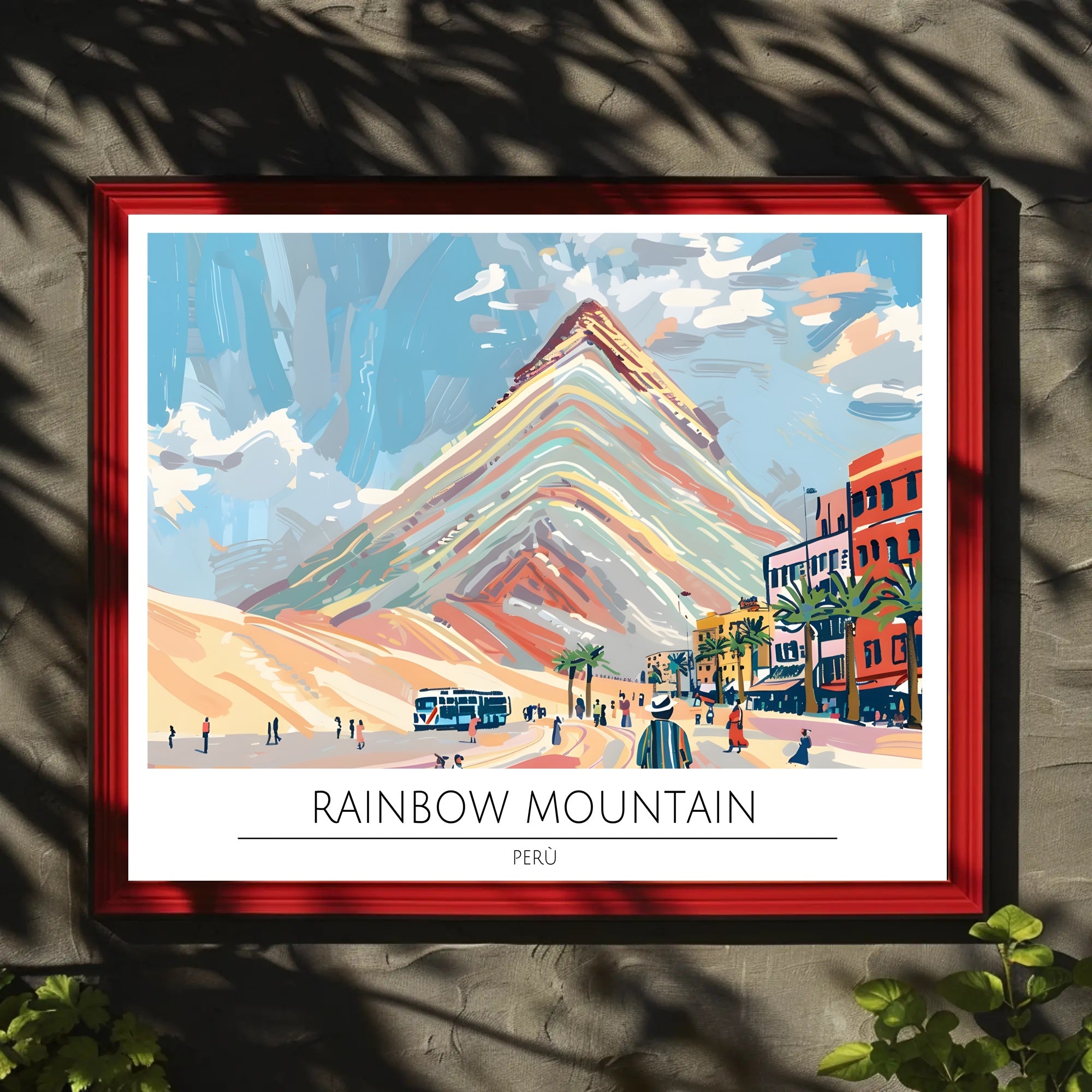 Rainbow Mountain, Perú Poster PosterGoat