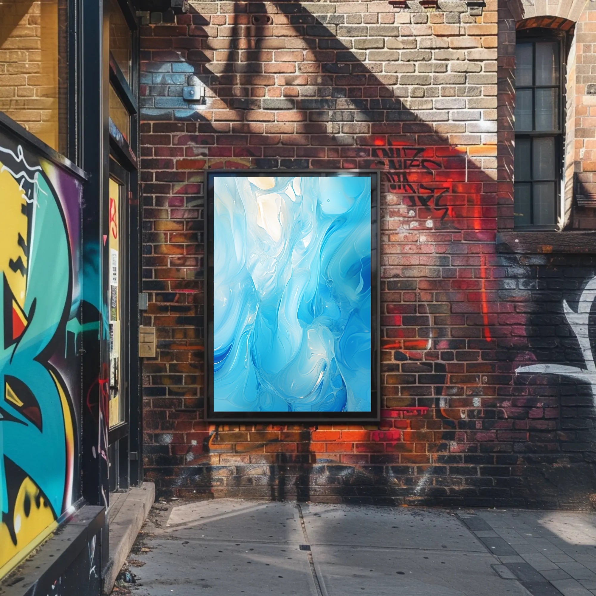 Oceanic Whirl Poster