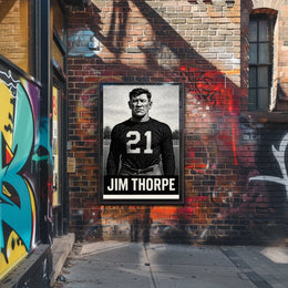 Jim Thorpe Legendary Athlete Poster
