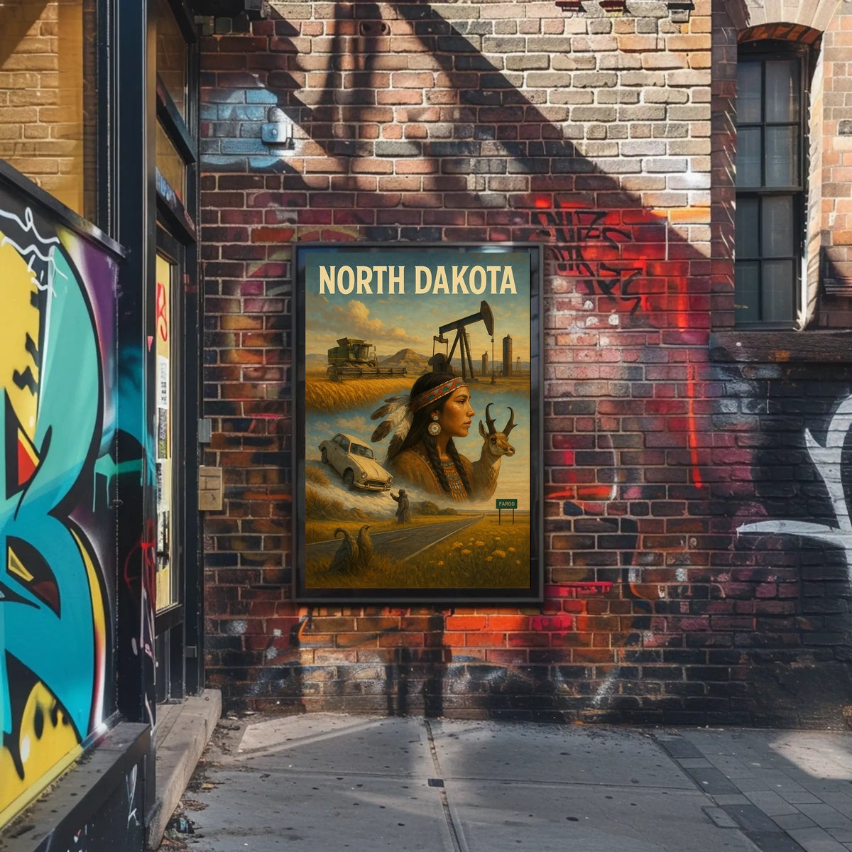 North Dakota Heritage Poster