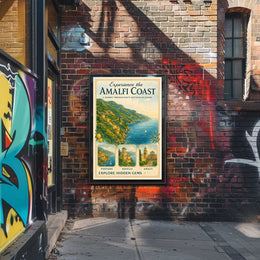 Amalfi Coast Travel Adventure Poster