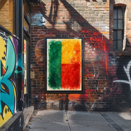 Vibrant Abstract Composition Abstract Poster