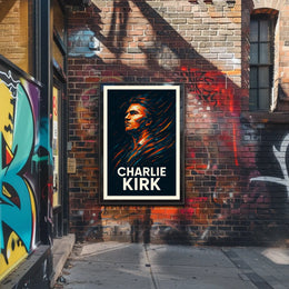 Charlie Kirk Portrait Poster