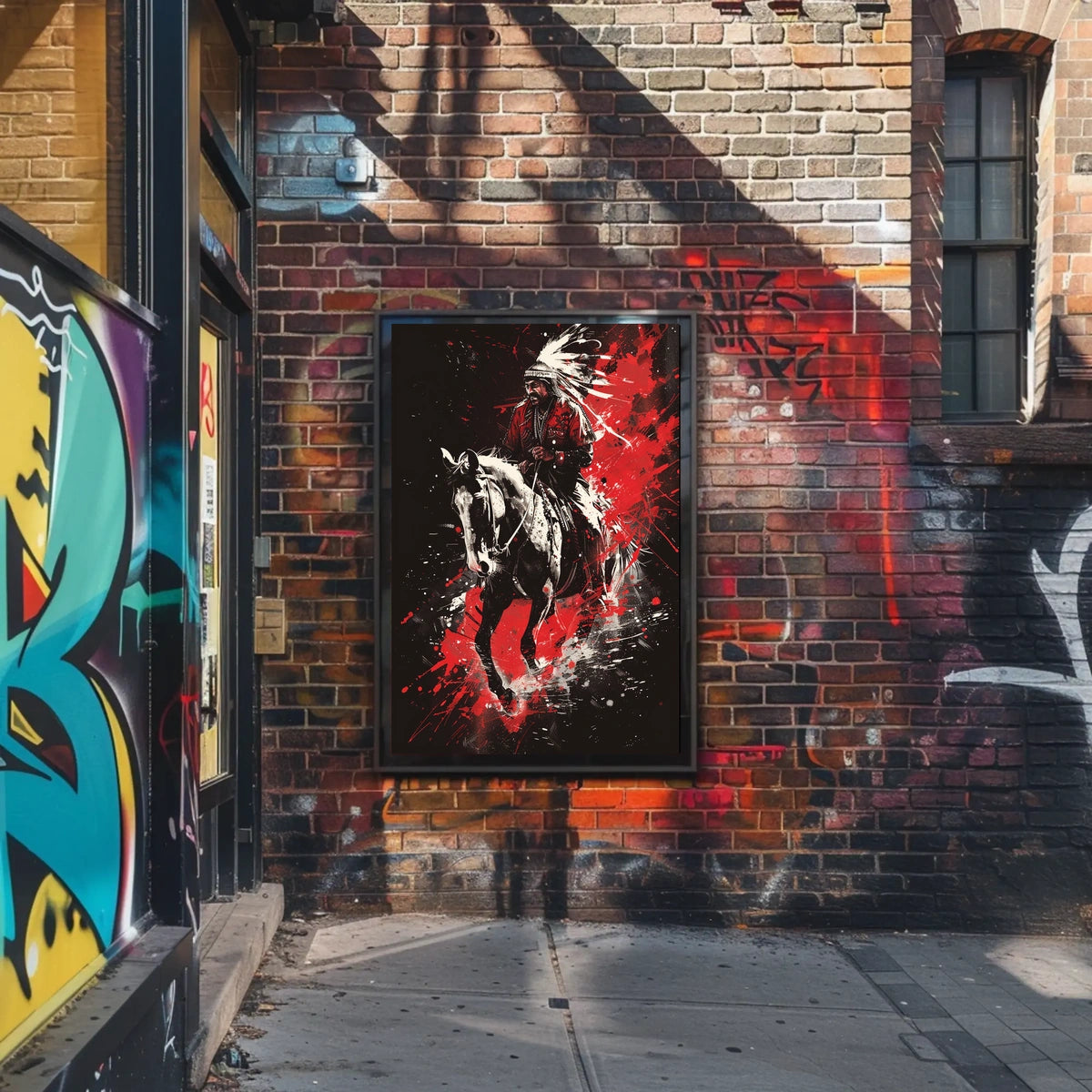 Warrior On Horseback Poster