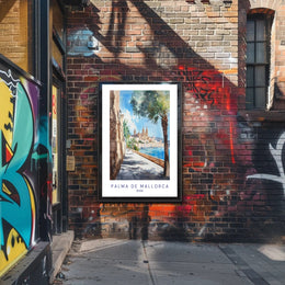 Scenic View of Palma de Mallorca Poster PosterGoat