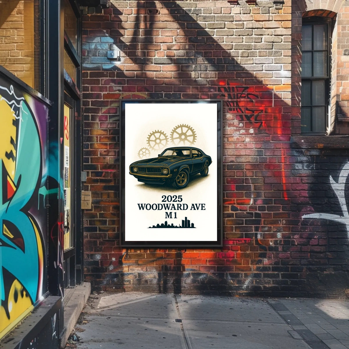 2025 Woodward Ave M1 Poster