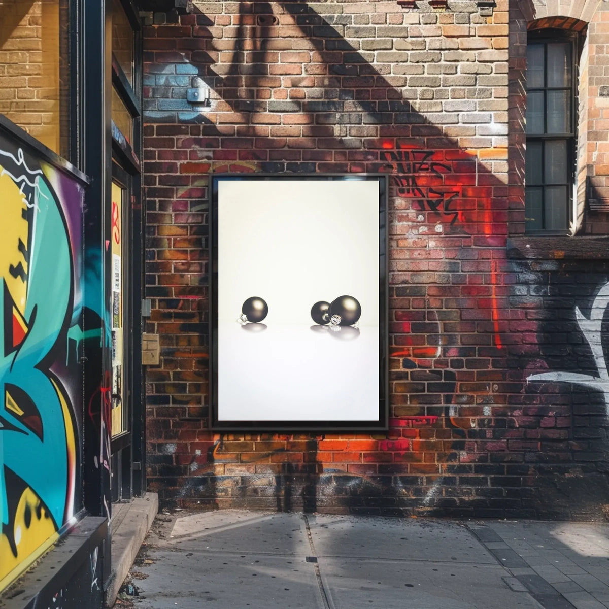 Minimalist Holiday Ornaments Minimalist Poster