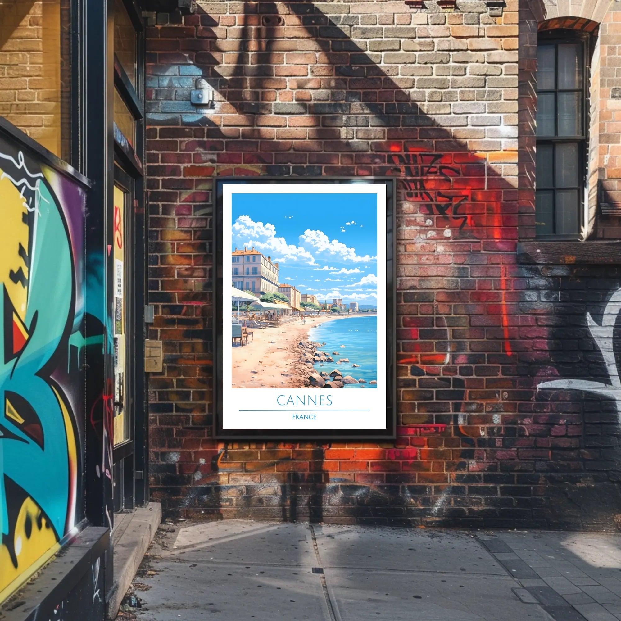 Coastal Charm of Cannes Poster