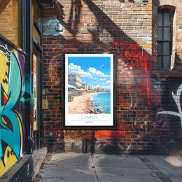 Coastal Charm of Cannes Poster