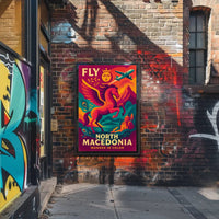 North Macedonia Travel Adventure Poster PosterGoat