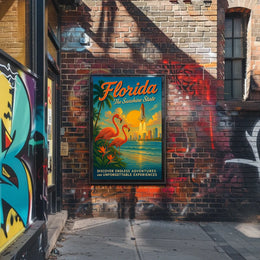 Florida The Sunshine State Poster