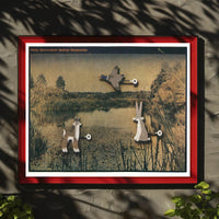 Mechanized Wildlife in Nature Poster