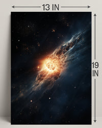 Cosmic Collision Poster