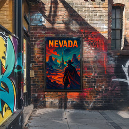 Nevada A Futuristic Frontier Poster