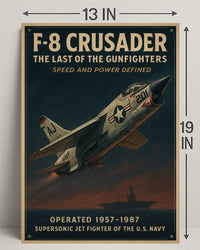 F-8 Crusader The Last of the Gunfighters Poster PosterGoat
