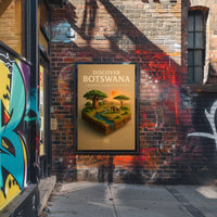 Discover Botswana Poster