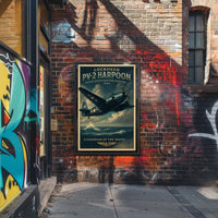Lockheed PV2 Harpoon Vintage Aviation Poster
