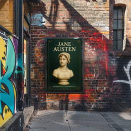Jane Austen Celebrating A Literary Poster