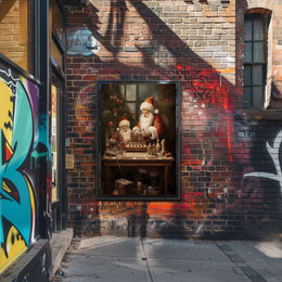 SantaS Chess Match Poster