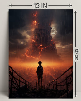 The Burning Tower Poster