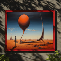 Surreal Desert Dreamscape: Abstract or Artistic Poster