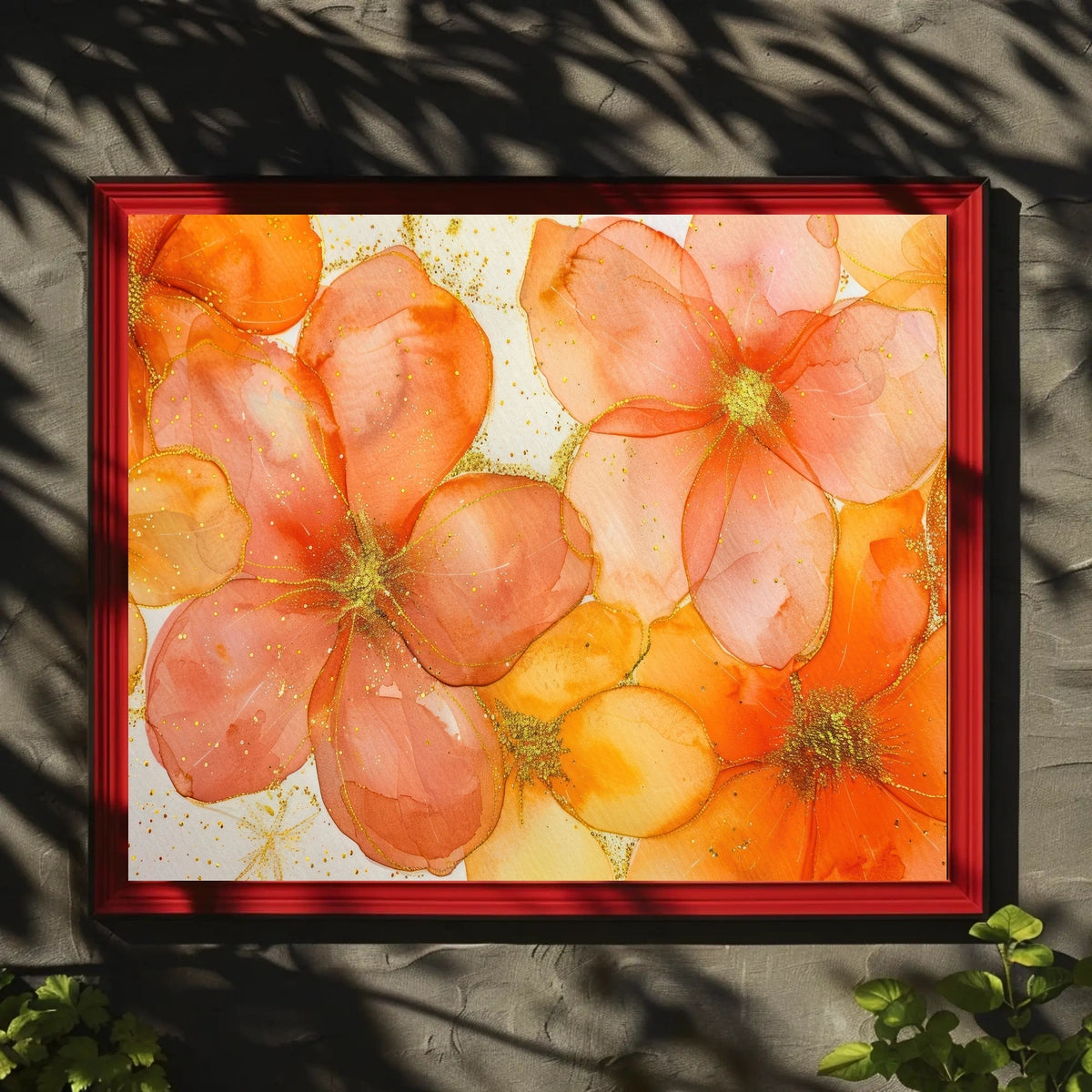 Vibrant Floral Art Poster