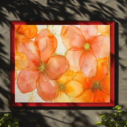 Vibrant Floral Art Poster