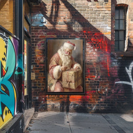 SantaS Gift Preparation Poster