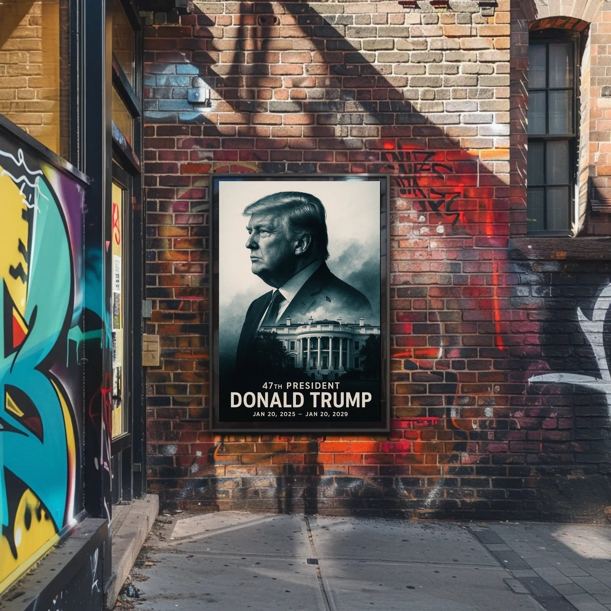 Trump Vision Liberty Hopeful Digital Painting Poster