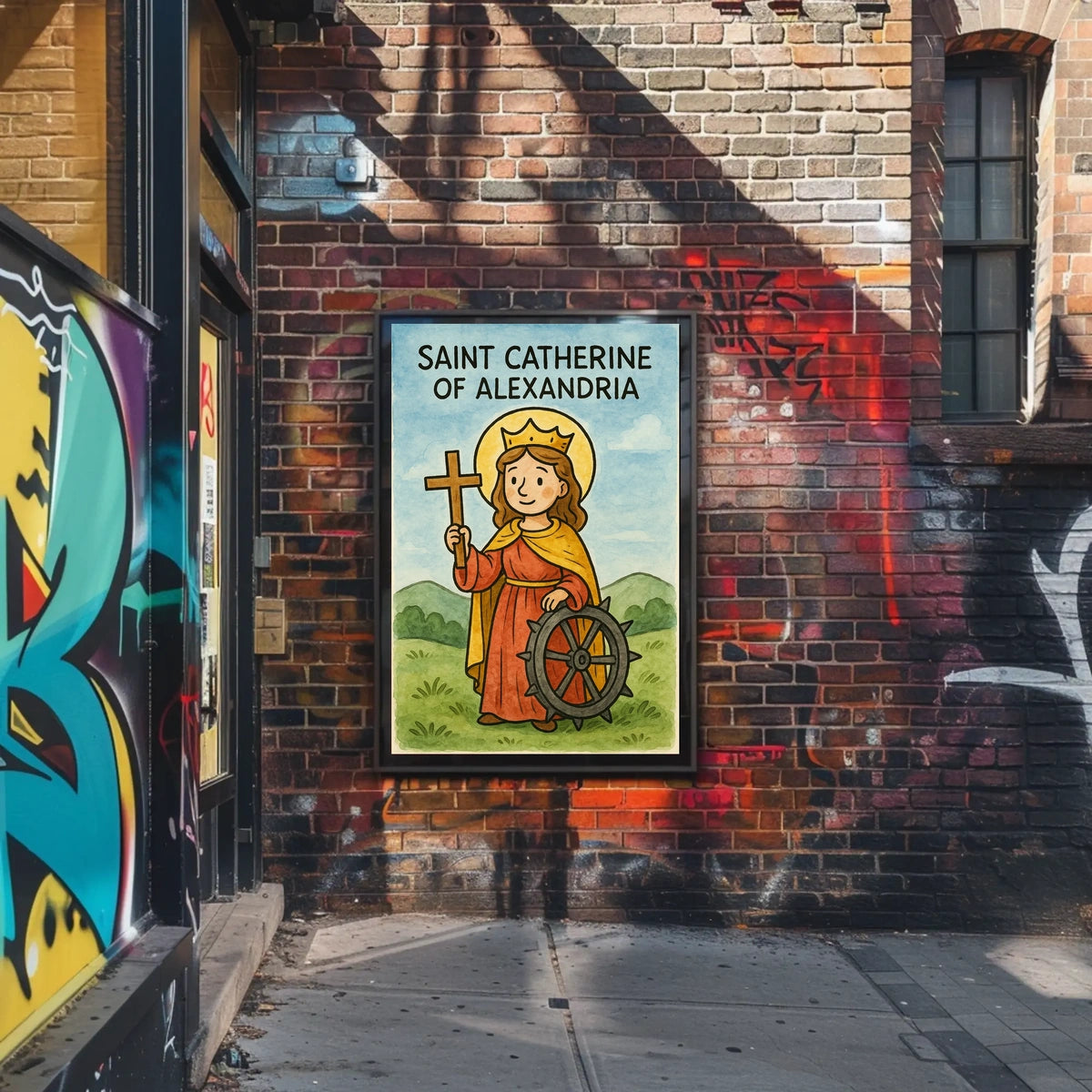 Saint Catherine of Alexandria Poster